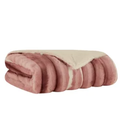 Karaca Rabbit Powder Sherpa Decke 130x150 Pudra