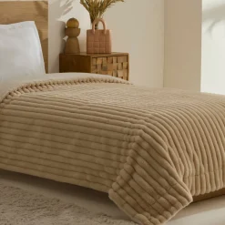 Karaca Rabbit Sher Einzelbettdecke Beige Beıge