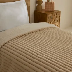 Karaca Rabbit Sher Einzelbettdecke Beige Beıge