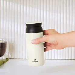Karaca Rainbow Steel Auslaufsichere Thermoskanne 350 Ml Creme Creme01 Outlet