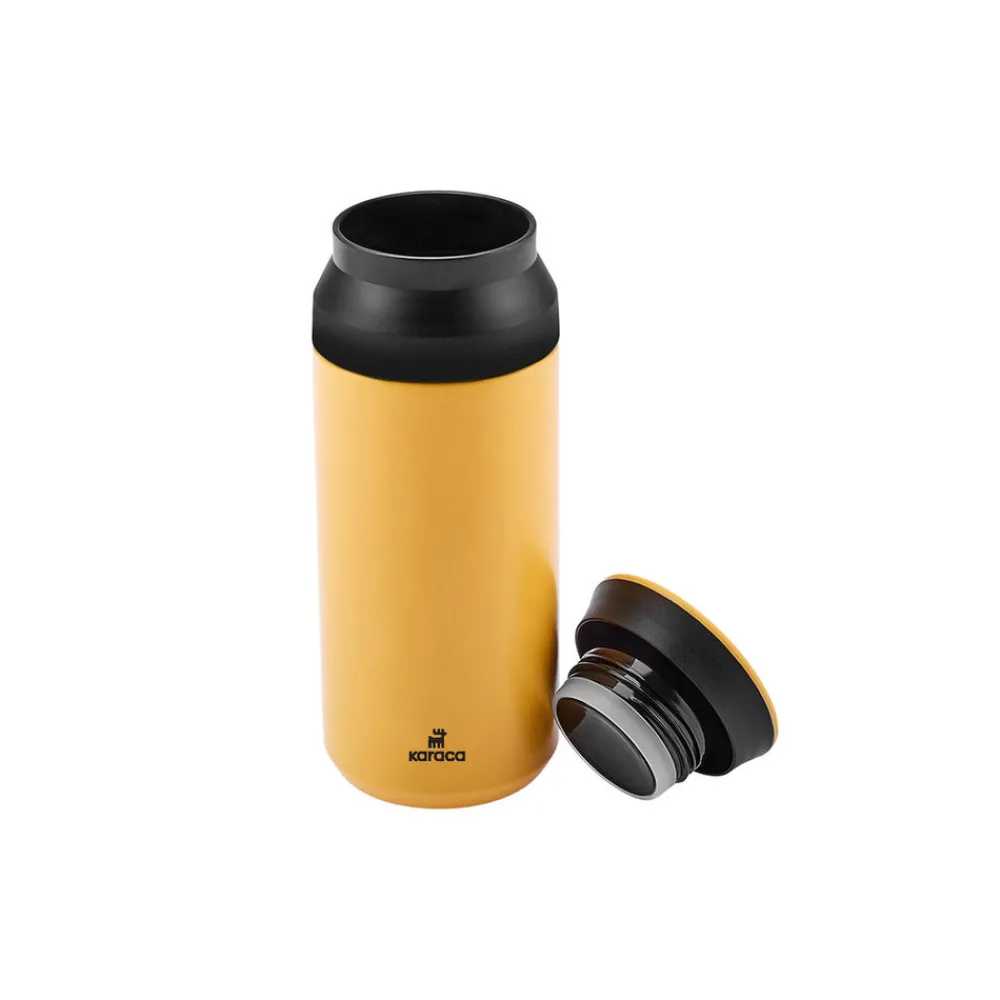Karaca Rainbow Steel Auslaufsichere Thermoskanne 350 Ml Gelb Discount
