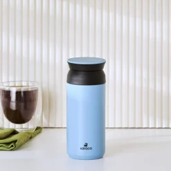 Karaca Rainbow Steel Auslaufsichere Thermoskanne 350 Ml Blau Blau01 New