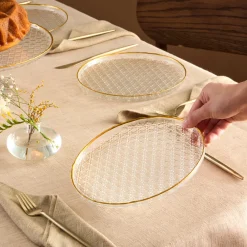 Karaca Rattan 7-teiliges Kuchenset Gold New