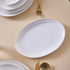 Karaca Red Carpet Collection Stream Bone Yakamoz 59-teiliges 12-Personen-Geschirrset Gold New