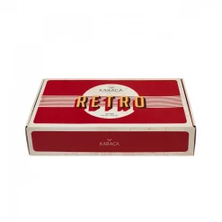 Karaca Retro Anthrazit Teeservice für 6 Personen Rot02 Hot