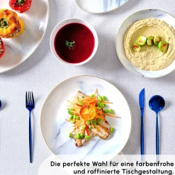 Karaca Ria New 39-teilig Geschirrset für 12 Personen, Grau Best