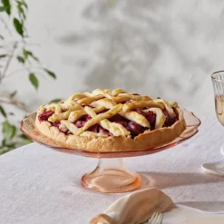 Karaca Rote Lavendel 7-teiliges Kuchenset Kahverengi New