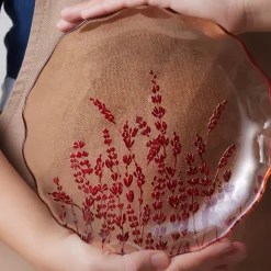 Karaca Rote Lavendel 7-teiliges Kuchenset Kahverengi New