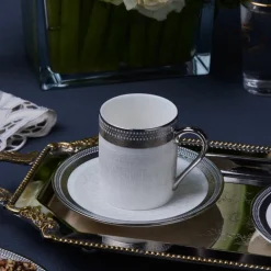 Karaca Royal Bone Kate Kaffeetassenset für 6 Personen, 90 ml Multıfarben Clearance