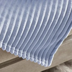 Karaca Ruby Stripe Wellsoft Einzel Decke, Blau Hot