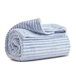 Karaca Ruby Stripe, Wellsoft TV-Decke, Blau Online