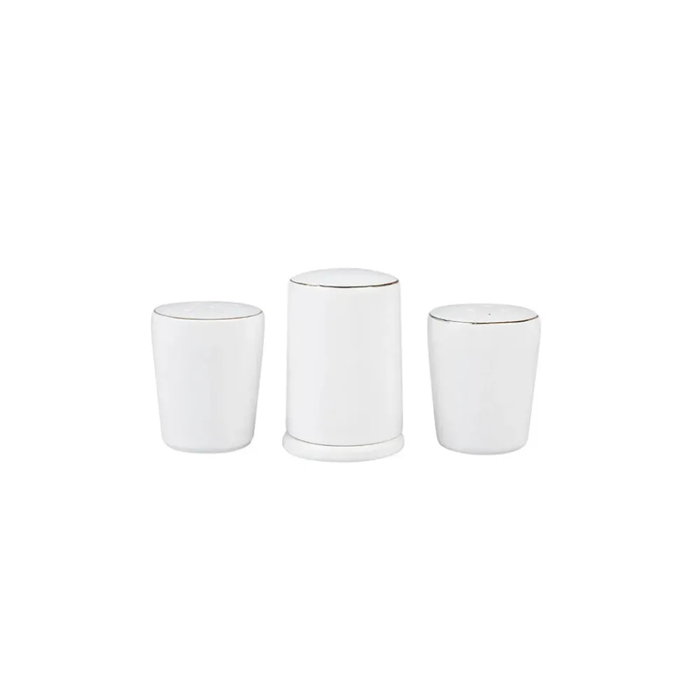 Karaca Satürn Streamline 59-teiliges Tafelservice- Set für 12 Personen Platın Best