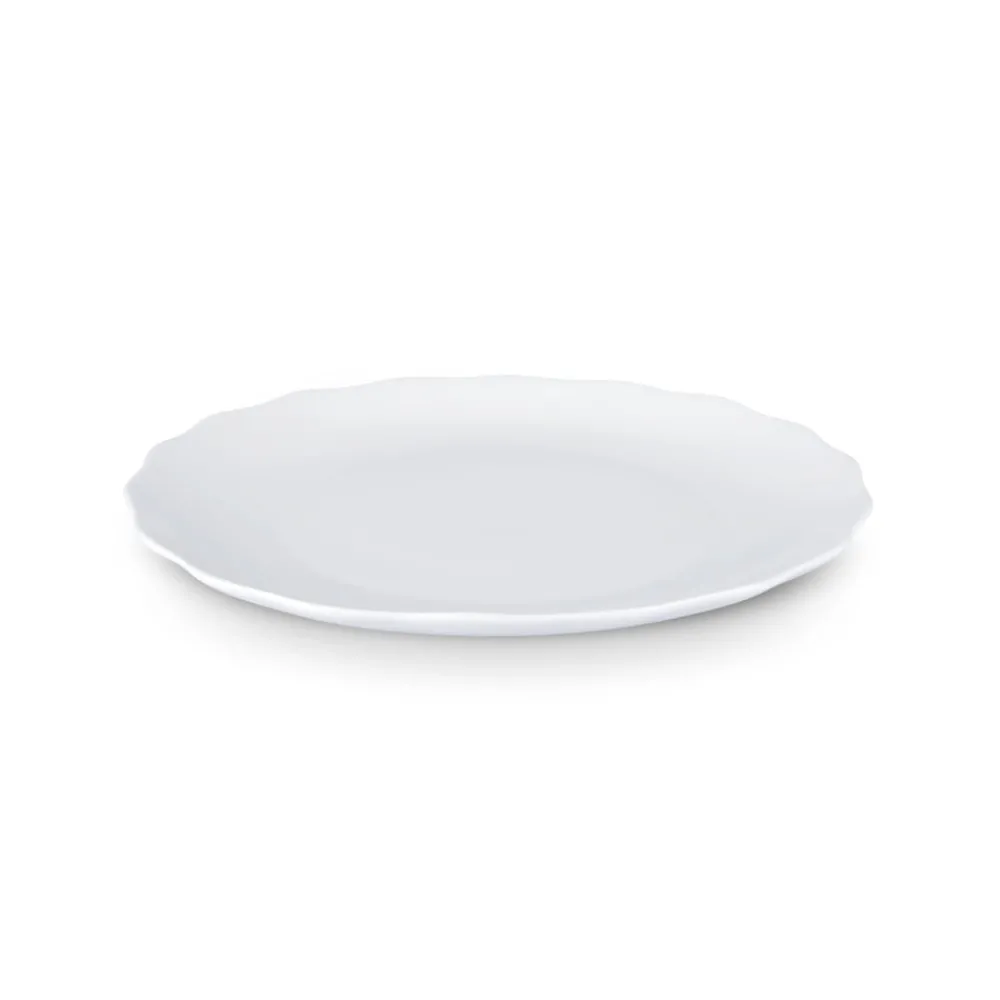 Karaca Scalloped 18-teiliges Tafelservice für 6 Personen Weıß01 Discount