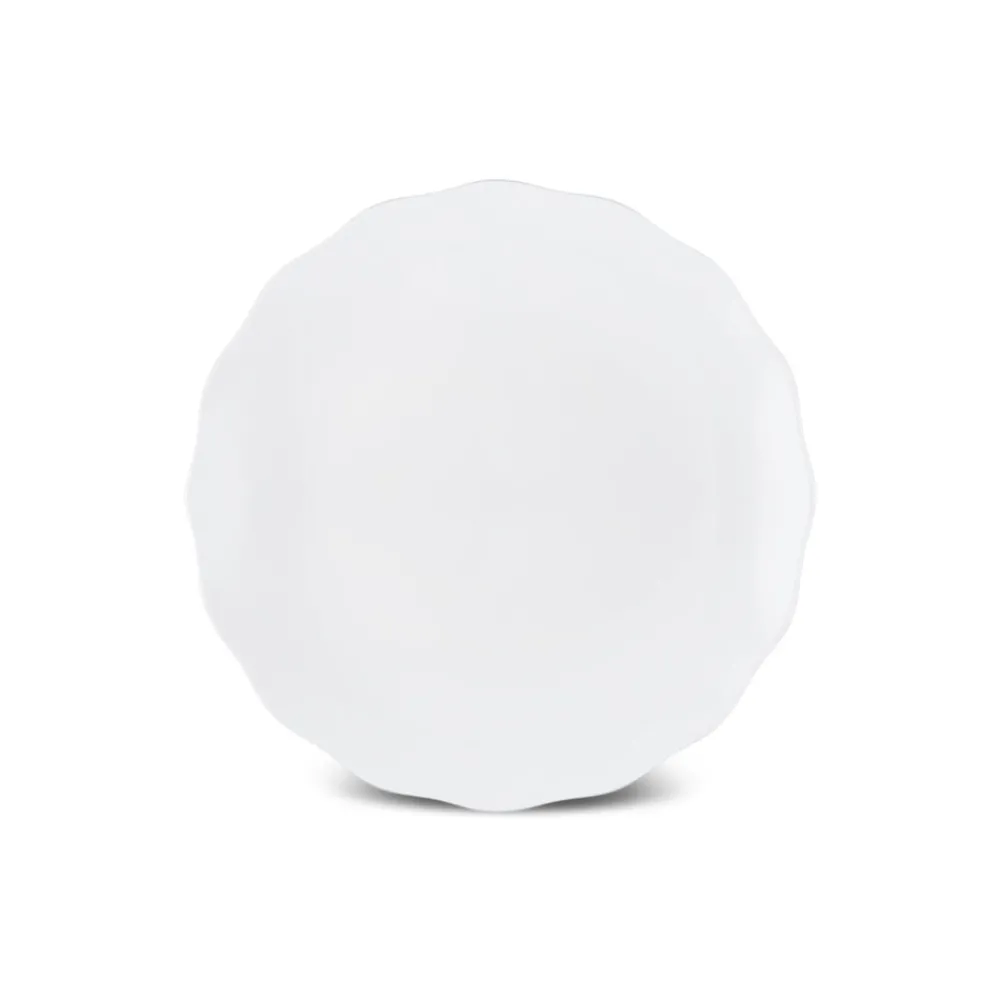 Karaca Scalloped 18-teiliges Tafelservice für 6 Personen Weıß01 Discount