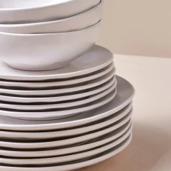 Karaca Scarlet 18-teiliges Tafelservice für 6 Personen Weıß01 Clearance