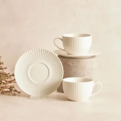 Karaca Seashell 200 ml Teetasse für 6 Personen Farblös Hot