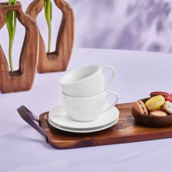 Karaca Seashell 200 ml Teetasse für 6 Personen Farblös Hot