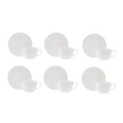 Karaca Seashell 200 ml Teetasse für 6 Personen Farblös Hot