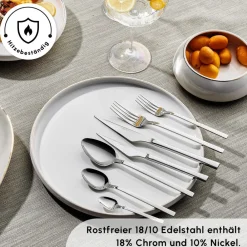 Karaca Sedir Elegance Besteckset für 12 Personen, 84 Teilig Sılber03 Outlet