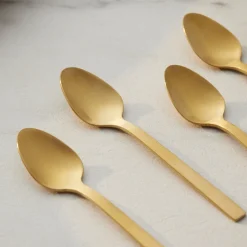 Karaca Sedir 6-teiliges Teelöffel-Set in Box Gold Outlet