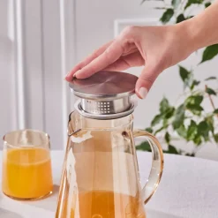 Karaca Serene 7-teiliges Gläser Set, Amber Gelb Clearance