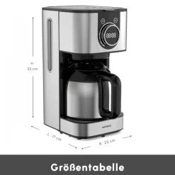 Karaca Series 2303 Stahl Filterkaffeemaschine Inox New
