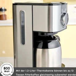 Karaca Series 2303 Stahl Filterkaffeemaschine Inox New