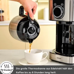Karaca Series 2303 Stahl Filterkaffeemaschine Inox New