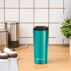 Karaca Sheeny Edelstahl Auslaufsicherer Thermobecher 450 ml Grün Green01 Clearance