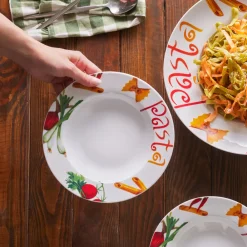 Karaca Sicilia 5 Teiliges 4 Personen Pasta Set Multıfarben Discount