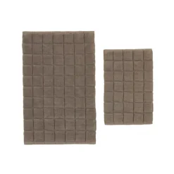 Karaca Simon Badvorleger-Set, 60 × 90 cm + 40 × 60 cm, Grau Online