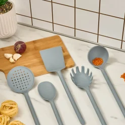 Karaca Simple 5-teiliges Küchenutensilien-Set, Grau Grey Online
