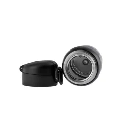 Karaca Skyfall Stahl Auslaufsichere Thermoskanne 350 ml Schwarz Schwarz01