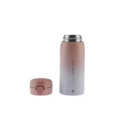 Karaca Skyfall Stahl Auslaufsichere Thermoskanne 350 ml Rosa Rosa01 New