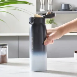 Karaca Skyfall Stahl Leakproof Thermos 500 Ml Schwarz Siyah Hot