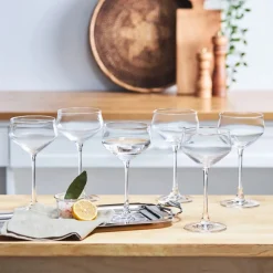 Karaca Sogar 6 Stück Martini Glas 235 ml Klar Outlet