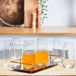 Karaca Sogar 6 Stück Soft Drink Glas 480 ml Klar Outlet