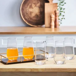 Karaca Sogar 6 Stück Soft Drink Glas 480 ml Klar Outlet