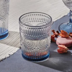 Karaca Sonnenblume Wasserglas, Blau Blau01 Best