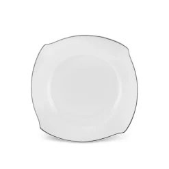 Karaca Square Bone Eterno 53-teiliges 12-Personen Geschirrset Platin Platın