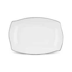 Karaca Square Bone Eterno 53-teiliges 12-Personen Geschirrset Platin Platın