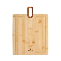 Karaca Squarecut 2-teiliges Bambus Schneidebrett New