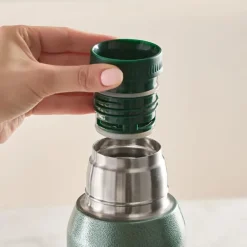 Karaca Stansteel Auslaufsicherer Edelstahl-Thermos 1,3 L Grün Discount
