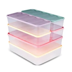 Karaca Stella 6er Set Kühlschrank Aufbewahrungsboxen Multıfarben Discount