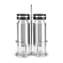 Karaca Stellum, 3 Stück Salz- und Pfefferstreuer, Inox New