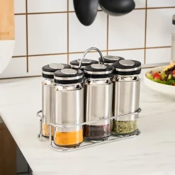 Karaca Stellum, 6-teiliges Gewürzglas-Set, Inox Sale