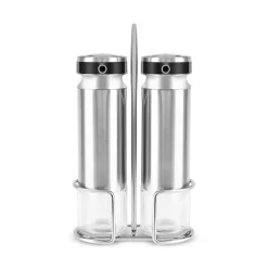 Karaca Stellum, 3-teiliges Öl- und Essigflaschen-Set, Inox Clearance