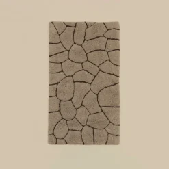 Karaca Stone Badvorleger, 60 × 100 cm, Grau Sale