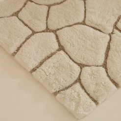Karaca Stone Badvorleger, 60 × 100 cm, Offwhite Hot