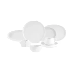 Karaca Stream Bone Hole, 34-Teiliges 6-Personen Frühstücksset Weıß01 Sale